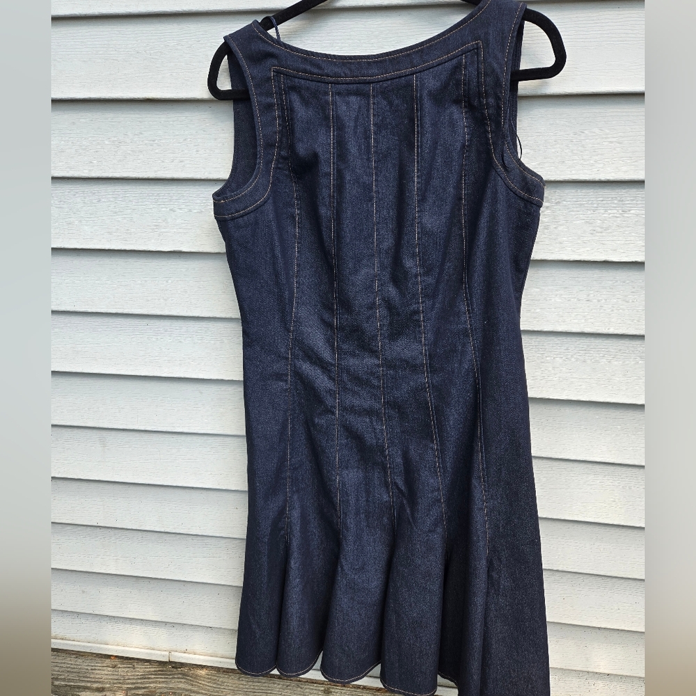 Sandra Darren Blue Denim Dress | Size 12